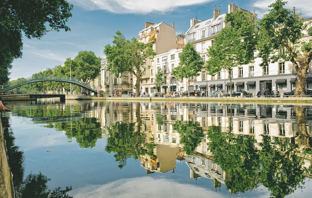 Canal Saint Martin, Quai de Jemmapes Canal Saint Martin, Quai de Jemmapes