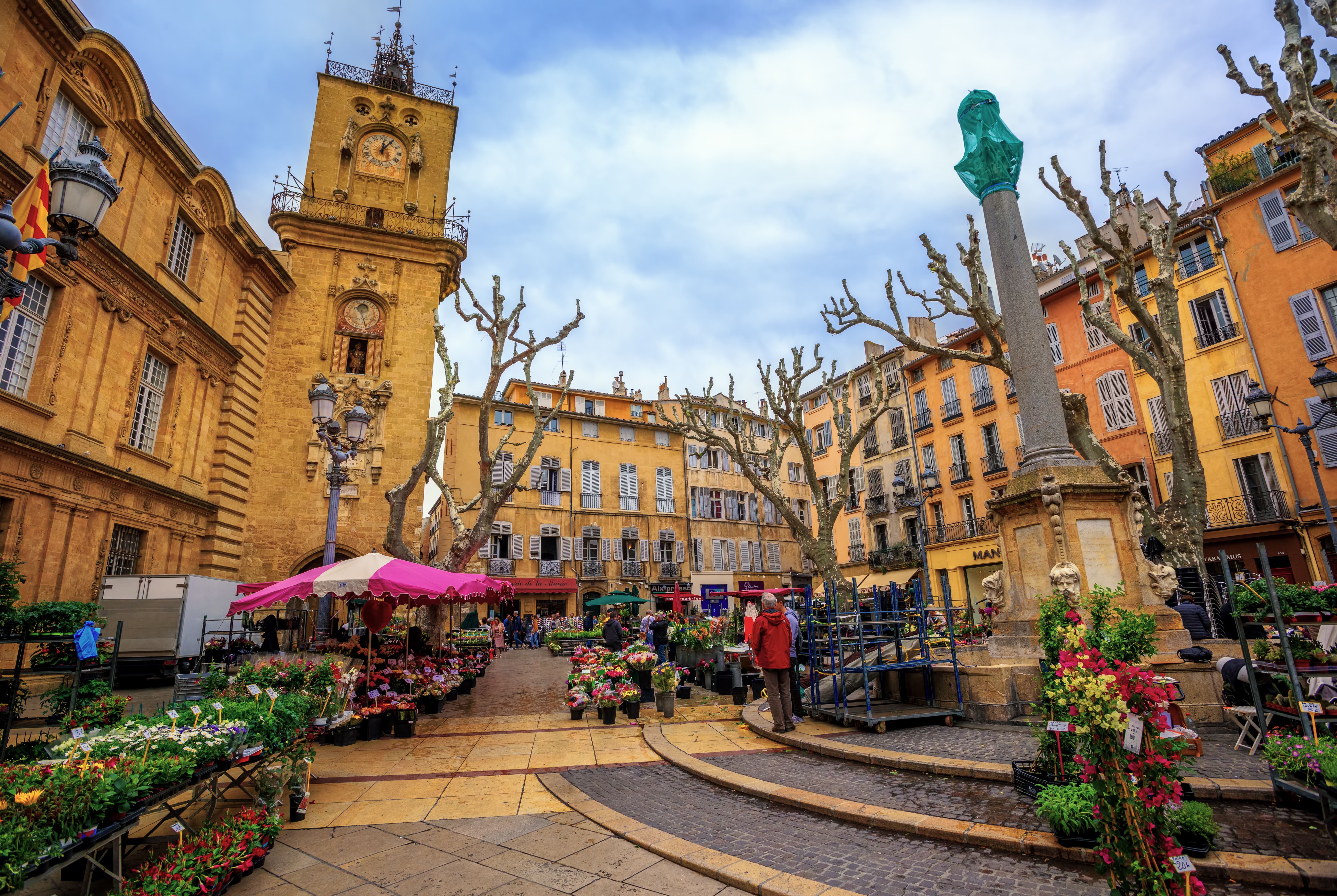 Aix-en-Provence Old Town market, France Aix-en-Provence Old Town market, France