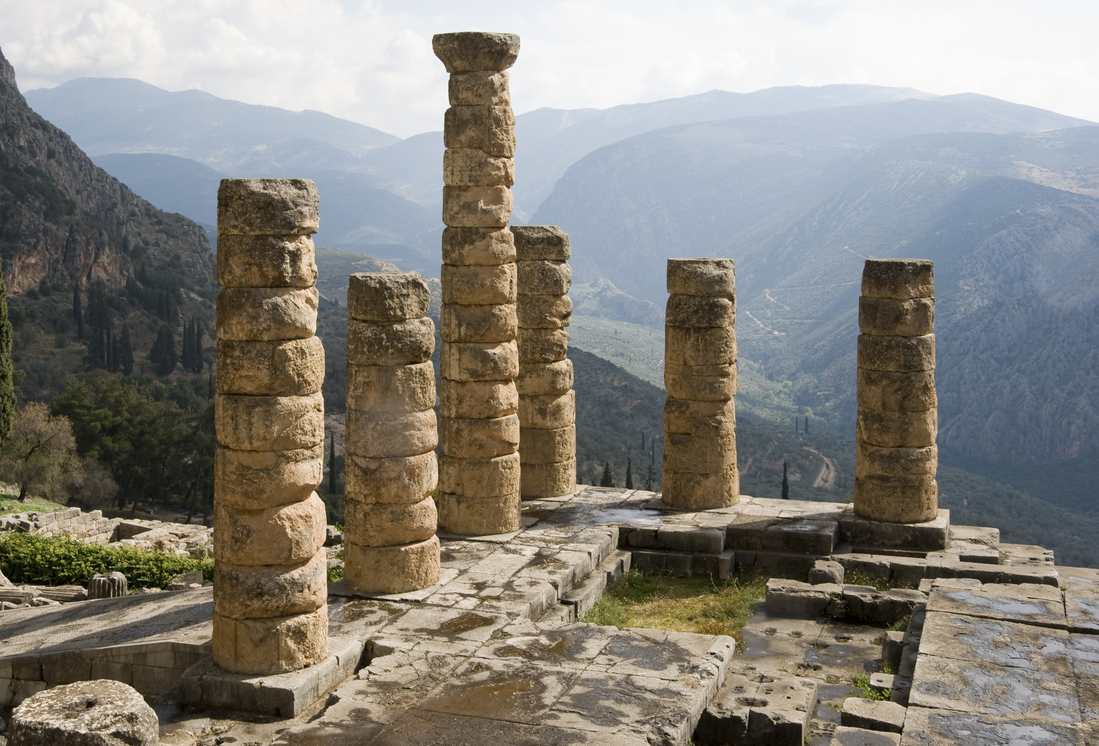 Delphi: Temple of Apollo Delphi: Temple of Apollo