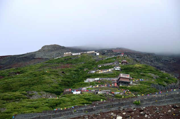 The Yoshida Trail (from the 6th & 7th Stations).