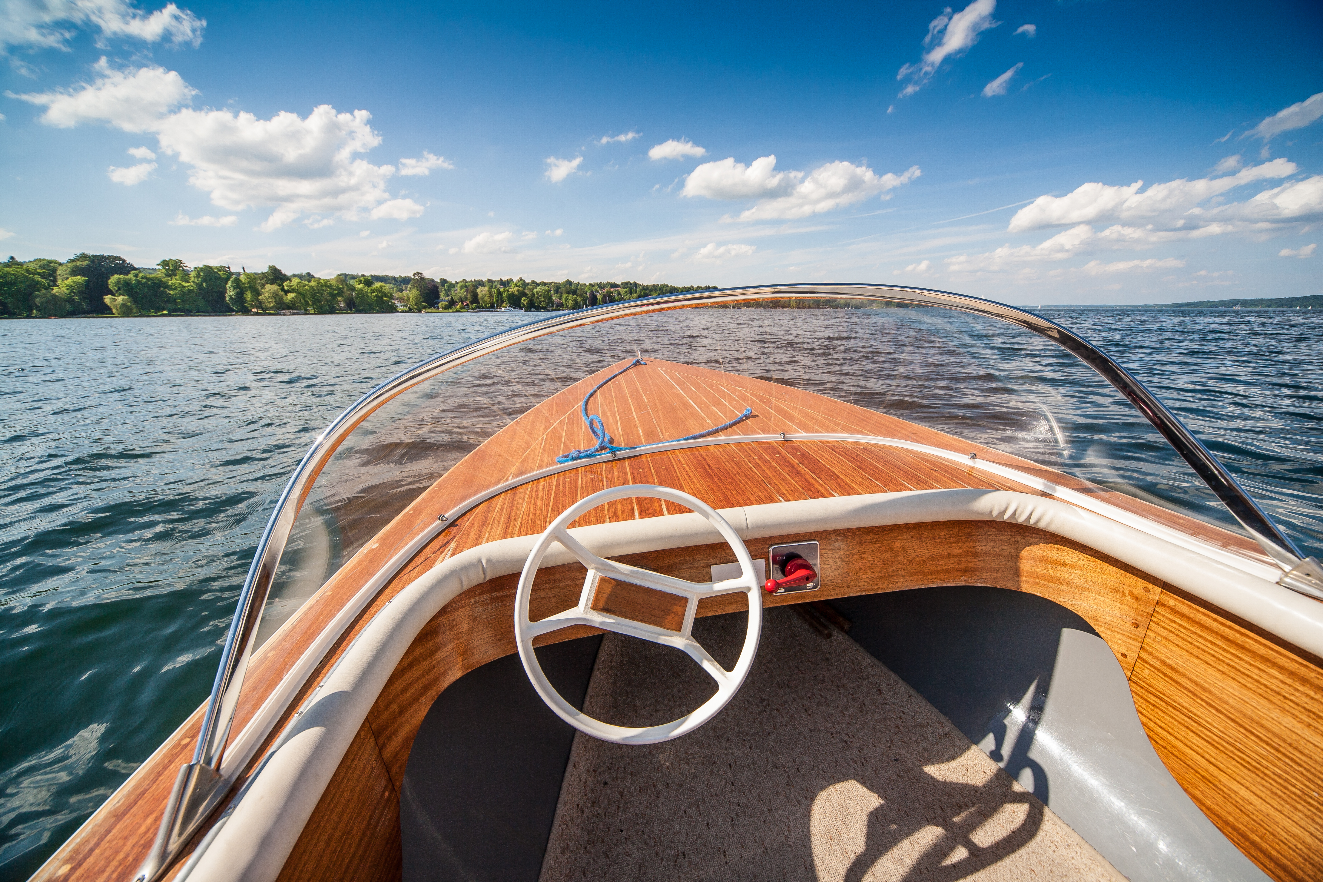 Boat on Lake. Boat on Lake.