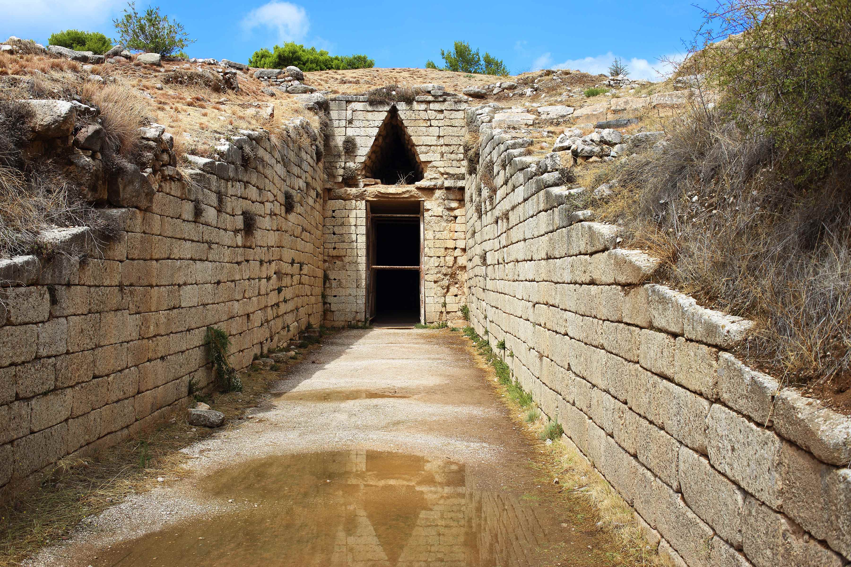 Mycenae, Greece. Bronze age tomb, “Tholos of Clytemenestra” Mycenae, Greece. Bronze age tomb, “Tholos of Clytemenestra”
