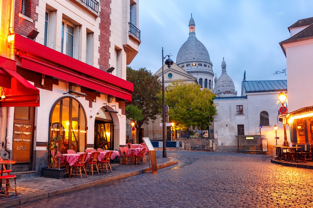 Montmartre in Paris, France Montmartre in Paris, France