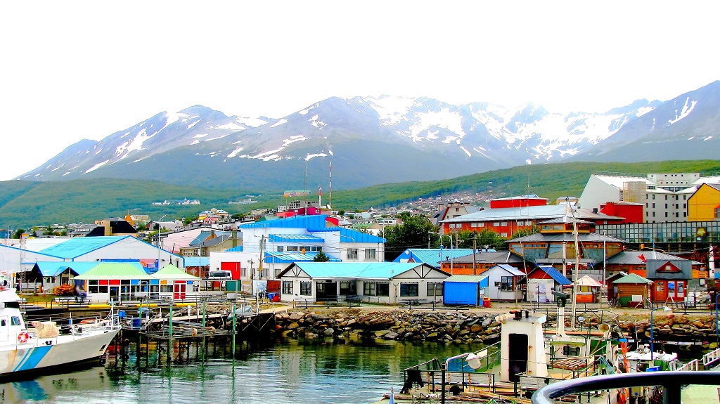 Colorful houses at the end of the world Colorful houses at the end of the world